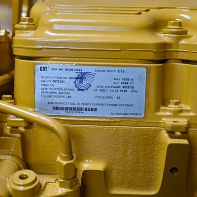 Industrial Excavator Engine Yellow Color Durable For TQ C15