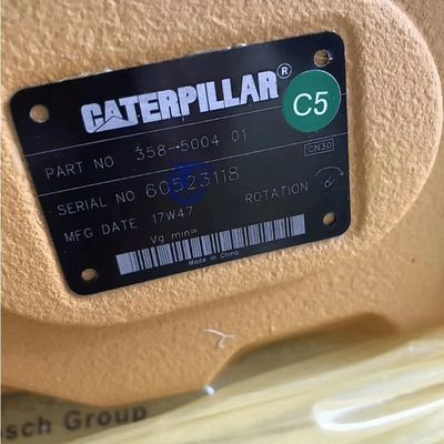 CAT307E الحفرة المضخة الهيدروليكية الرئيسية 358-5004 3585004 الحالة الجديدة المستخدمة معدات المضخة المكبس صناعات التجزئة