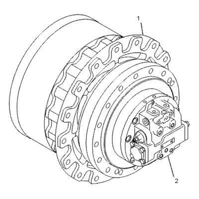 232-3550 135-6214 cat 320C 320D 323C مجموعة السفر المحرك النهائي 191-3237 134-7132