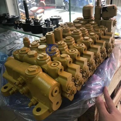 صمام التحكم الرئيسي 456-1837 CAT 305 306 307E2 308 الذي يتم تشغيله بواسطة أجزاء حفارة هيدروليكية صغيرة بمحرك C2.4