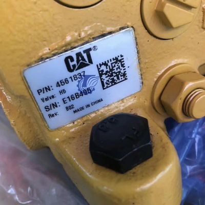 صمام التحكم الرئيسي 456-1837 CAT 305 306 307E2 308 الذي يتم تشغيله بواسطة أجزاء حفارة هيدروليكية صغيرة بمحرك C2.4