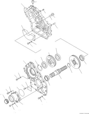 705-52-30960 720-1L-00010 720-1L-04160 720-1L-01010 لـ Komatsu WA100-5 مضخة البستنات الهيدروليكية HST