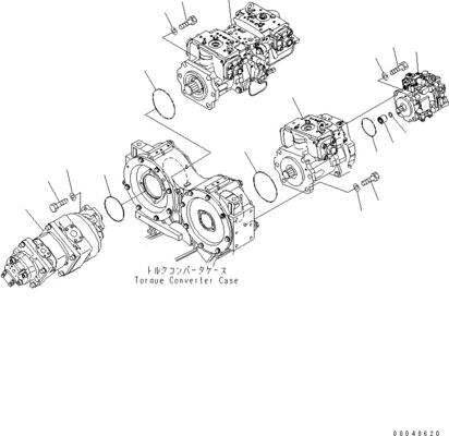 708-2G-00800 708-2G-00801 708-2G-01081 لـ Komatsu Loader WA600-6 المضخة الهيدروليكية مضخة البستن المضخة الرئيسية جودة عالية