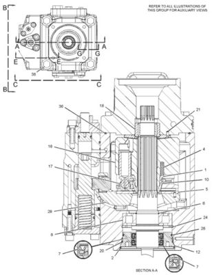292-8767 10R7401 CA2928767 لـ CAT LOADER 950H 962H IT62H مضخة GP-PISTON هيدروليكية مضخة رئيسية