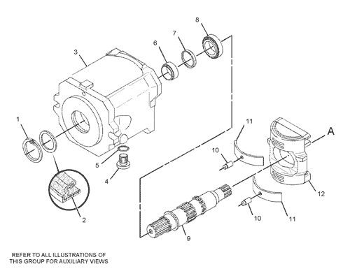 299-5790 20R3400 لقطب CAT D7R II D7R XR HPR135 مضخة GP-PISTON IMPLEMENT إدارة الهيدروليكية المضخة الرئيسية