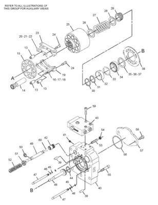 299-5790 20R3400 لقطب CAT D7R II D7R XR HPR135 مضخة GP-PISTON IMPLEMENT إدارة الهيدروليكية المضخة الرئيسية