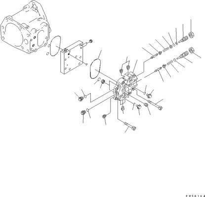 708-1L-00340 708-1L-01340 708-1L-04010 لجرافة كوماتسو D275A-5D مضخة معدات العمل الهيدروليكية المضخة الرئيسية الأصلية