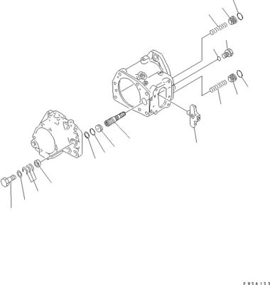 708-1L-00370 708-1L-01310 لـ Komatsu D275AX-5EO الجرافة مضخة هيدروليكية مضخة البستنات المعدات الأصلية للعمل مضخة
