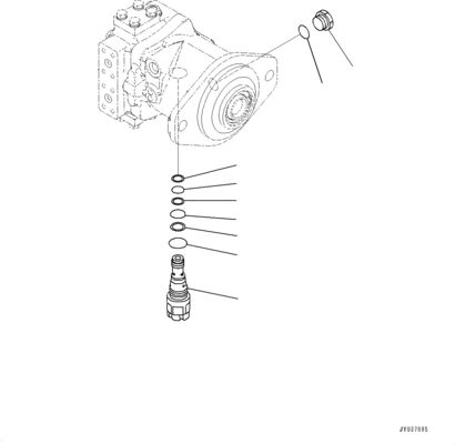 708-7F-00040 708-7F-11130 708-7L-04170 لـ Komatsu D85PX-15R D85PX-15EO D85PX-15 D85EX-15EO الجرافة الهيدروليكية مضخة HSS الأصلية