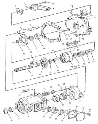4T1029 لـ CAT D8L المضخة الهيدروليكية الرئيسية مضخة المكبس مضخة ASSY مضخة GP-PISTON فئة السوق اللاحقة المضخة الهيدروليكية إعادة بناء