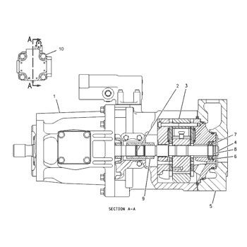 1200140 CA1200140 120-0140 لـ CAT 928G 928H 928HZ IT28G رافعة عجل المضخة الهيدروليكية الرئيسية مضخة المكبس مضخة ASSY PUMP GP-PISTON ما بعد البيع جودة عالية الأصلي