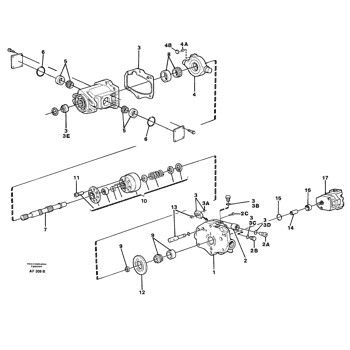 VOE11026949 لـ VOLVO L120C L120C L150C رافعة عجل المضخة الهيدروليكية الرئيسية مكبس المضخة PUMP ASSY PUMP GP-PISTON ما بعد البيع جودة عالية أصلية