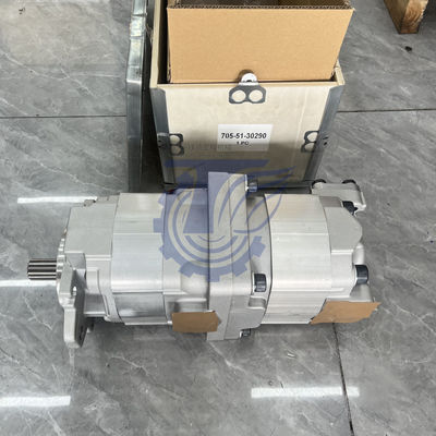 7055130290 705-51-30290 لـ Komatsu D155AX-5 D155A-3 D155A-5 Parts Parts Parts Hydraulic Gear Pump بعد البيع الأصلي OEM التجديد العلامة التجارية العلامة التجارية