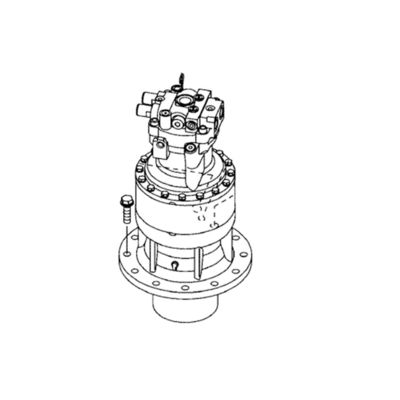 KRC10010 جهاز التأرجح / صندوق التروس التأرجح / معدات خفض التأرجح للقضية SH200-5 CX210C CX210B قطع غيار الحفار
