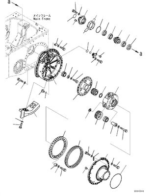 17A-27-00031 17A-27-00030 17A-27-00041 17A-27-00040 DRIVE FIND FOR KOMATSU D155AX-3 D155AX-5 D155A-3 D155A-5 PROWLOZERS HYDRAULIC HYDRAULIC PRATION